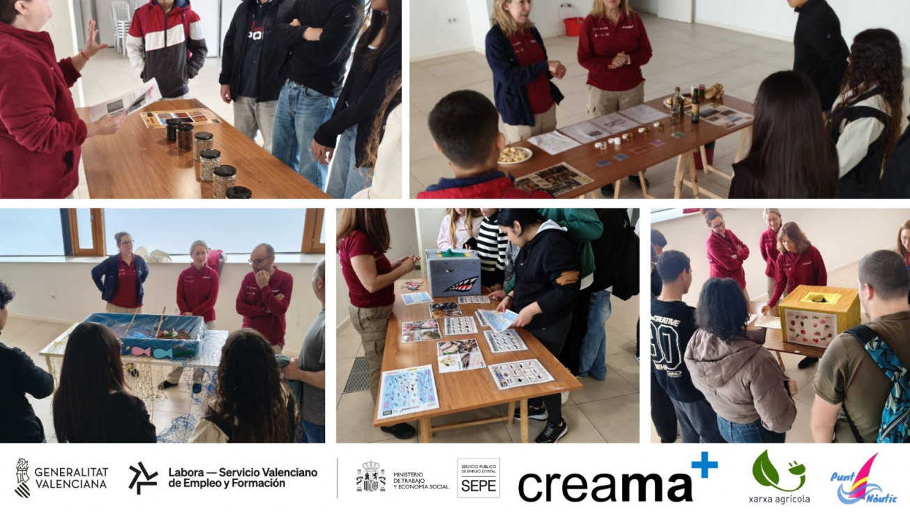 El Taller de Empleo Marina Alta XIV acerca a jóvenes las oportunidades laborales vinculadas al mar y la tierra