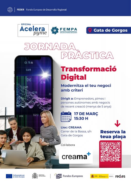 Gata acoge una jornada práctica sobre transformación digital para emprendedores y pymes