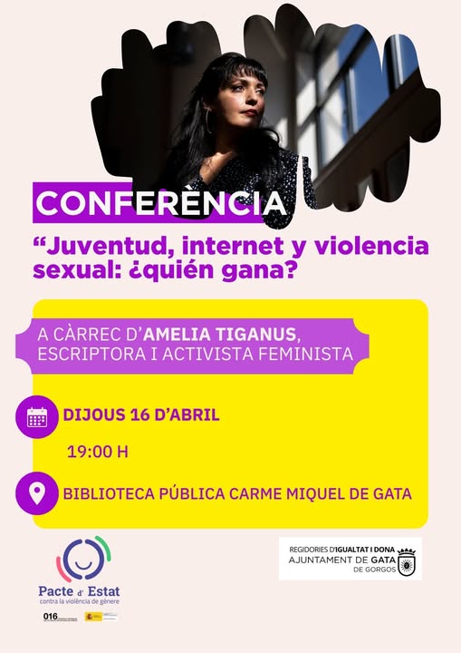 Gata acogerá el 16 de abril una conferencia sobre juventud, internet y violencia sexual