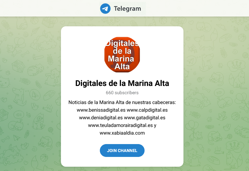 Suscríbete al canal de Telegram de Gatadigital.es
