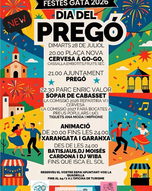 Gata estrenará el 'Día del Pregón' para dar un nuevo impulso al inicio de sus Fiestas 2026