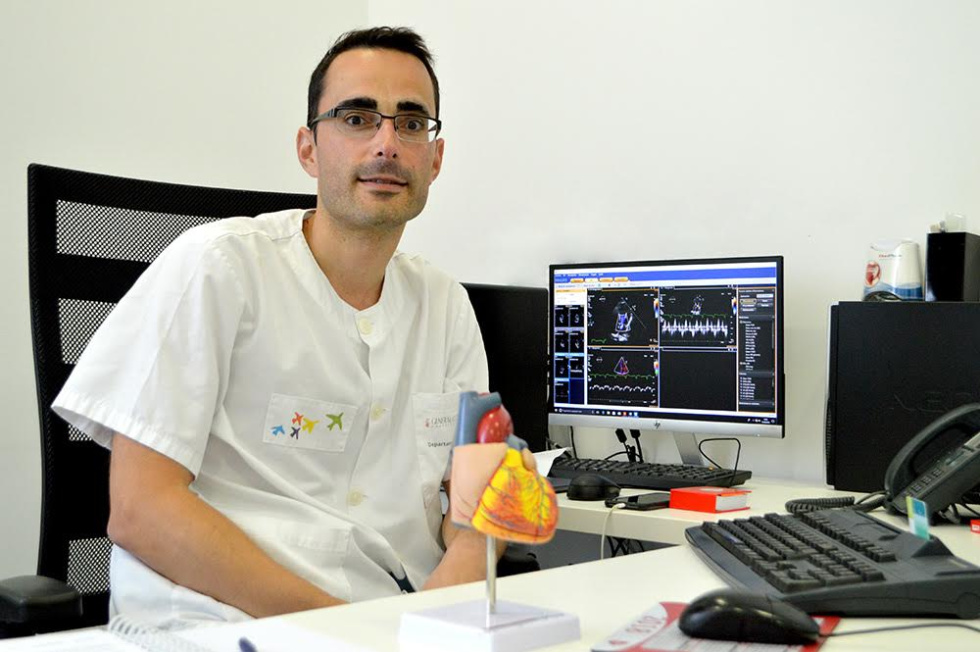 Alfonso Valle, jefe de Cardiología del Hospital de Dénia