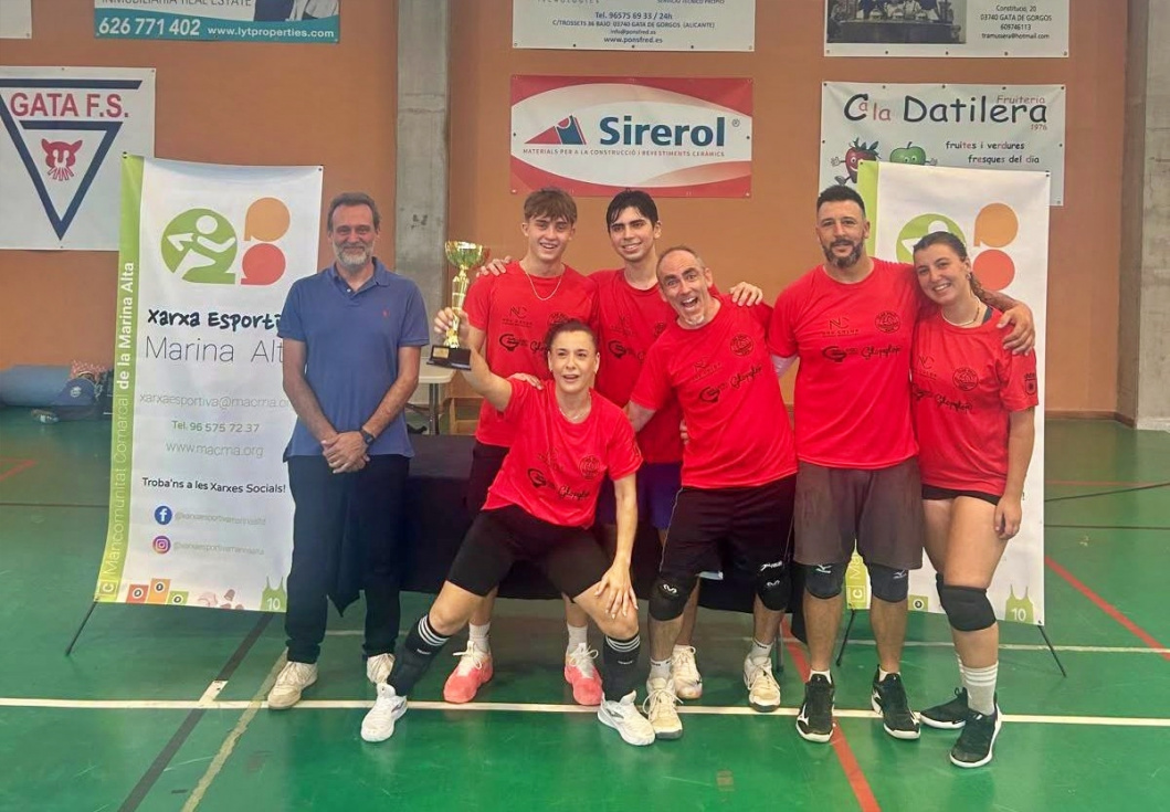 Vòlei Gata se proclama campeón del II Torneo de Voleibol de la Marina Alta tras una final de infarto